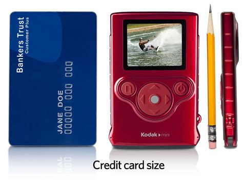 Kodak Mini Pocket Waterproof Video Camera/ZM1 3X digital,1.8 inch LCD - Red: Amazon.co.uk ...