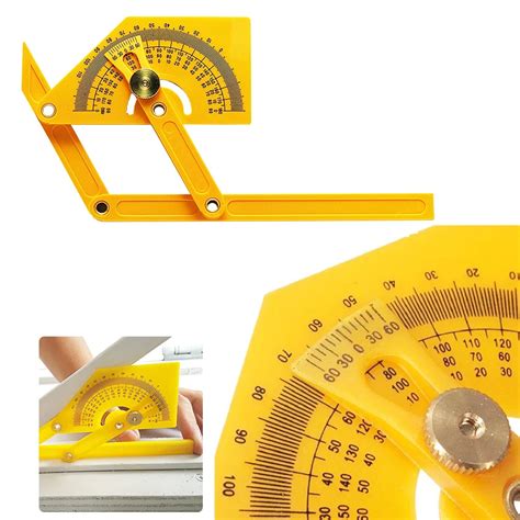 Precise Protractor and Angle Finder Woodworking Measurement Tools 0° t