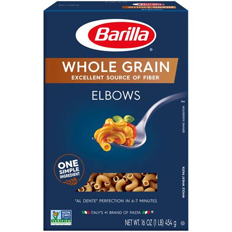 Barilla® Whole Grain Pasta Elbows 16 oz - Walmart.com - Walmart.com