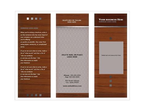 Brochure Templates Download Word - TEMPLATES EXAMPLE | TEMPLATES EXAMPLE