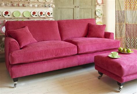 Florence large-sofa in Vogue Pistachio - Sofa Workshop | Pink living room, Pink leather sofas ...