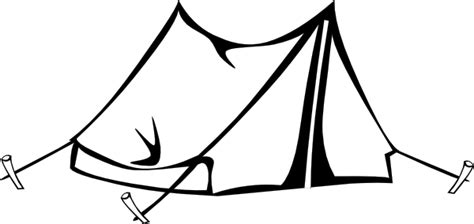 Free Camping Tent Clipart Black And White, Download Free Camping Tent Clipart Black And White ...