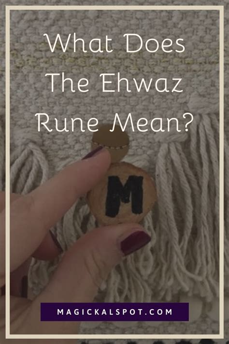 What Does The Ehwaz Rune Mean? [Upright, Reversed & Uses]