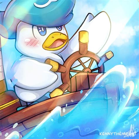 Quaxly fanart | Pokémon Amino