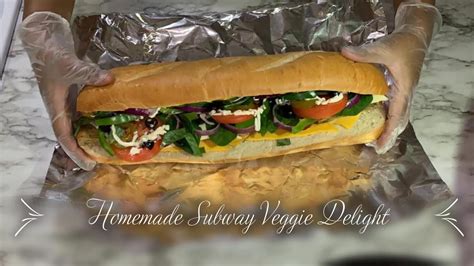 Subway Veggie Delight Homemade | How to make Subway Veggie Delight | Subway Veggie Delite at ...