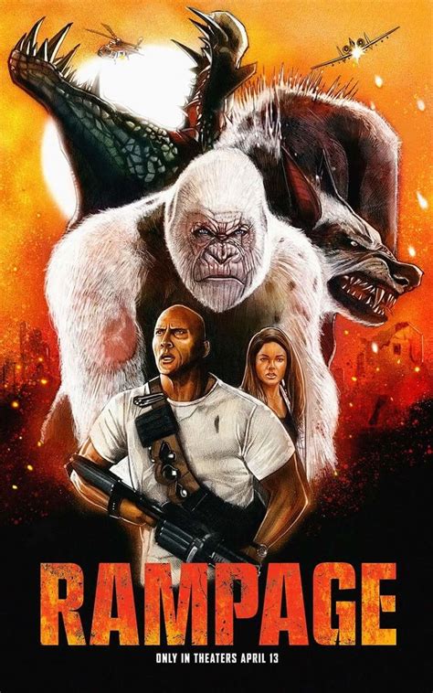 ArtStation - Rampage movie poster art, Wallace Destiny | Rampage movie ...