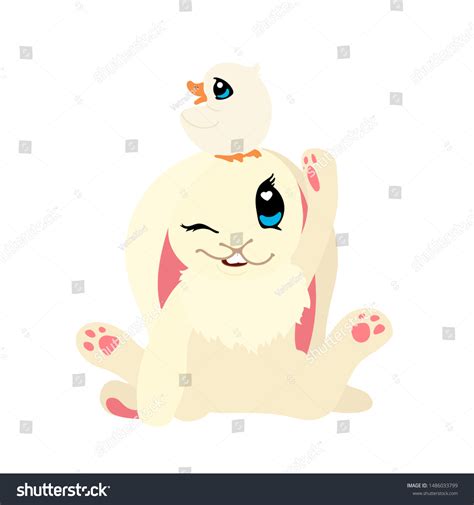 Vector Flat Cartoon Animal Clip Art Stock Vector (Royalty Free ...