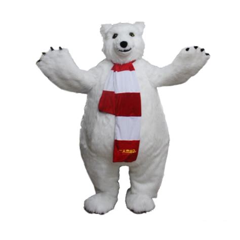 Polar Bear Mascot Costume