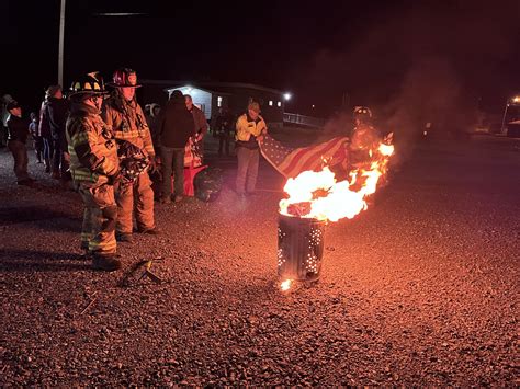 Flag burning ceremony retires stars and stripes - The UpStater