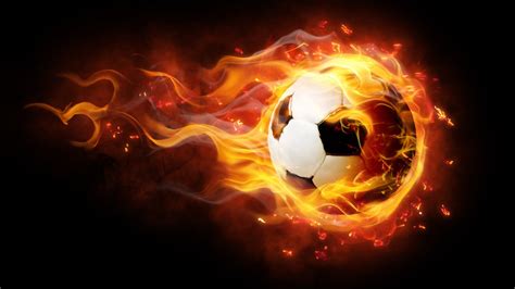 Flaming Soccer Ball Wallpaper (55+ images)