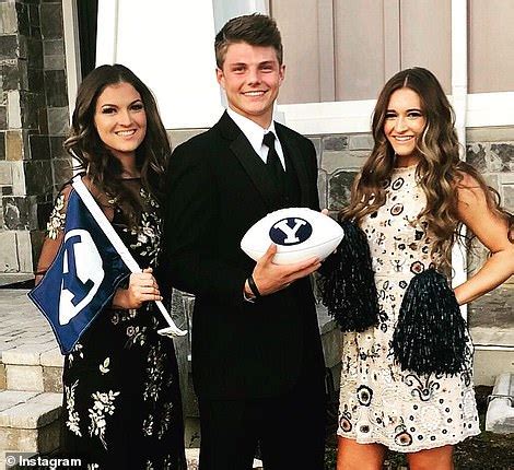 Mormon Jets QB Zach Wilson, 22, took two COUGARS cheerleaders to his ...