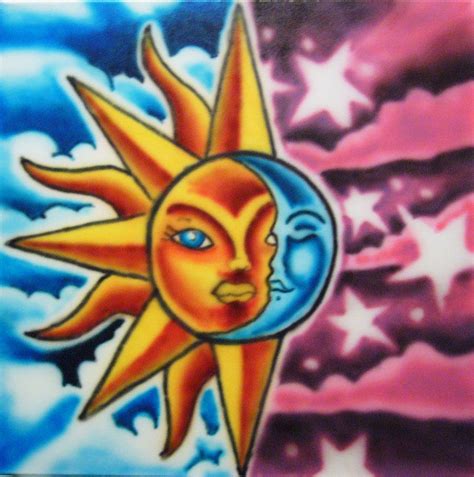 Hafl-Sun Half-Moon by pewpew66 on deviantART | Moon painting, Sun painting, Moon drawing