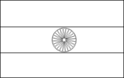 India Flag Coloring Page - Coloring Home