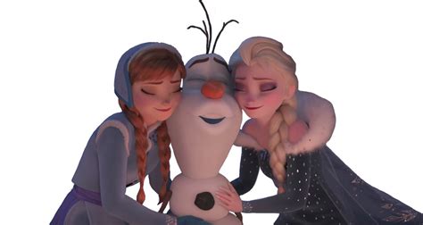 Elsa, Anna and Olaf hug by LadyHimekaKujyou on DeviantArt