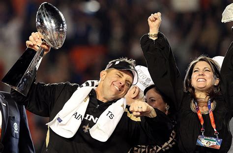 Saints Coach Motivates Players W/Superbowl Trophy & 220K