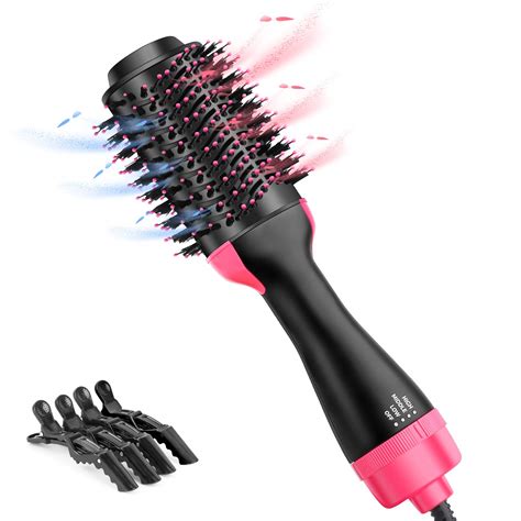 Buy Hot Air Brush, Blow Dryer Brush, One Step Hair Dryer and Volumizer 3 in 1 Upgrade Feature ...