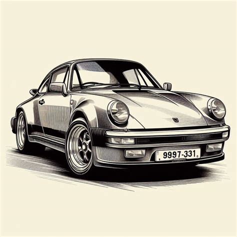 Porsche 911 sketch by KruisinMedia on DeviantArt