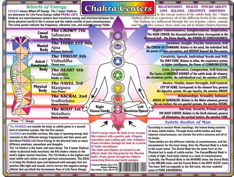 Creative and Critical Thinking: Chakra take away