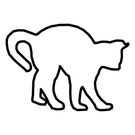 Download free photo of Cat,outline,silhouette,black,simple - from needpix.com