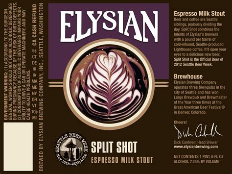 Elysian Brewing Releases "Peste" and "Split Shot" – BREWPUBLIC.com