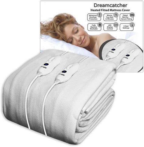 DREAMCATCHER ELECTRIC HEATED BLANKET DOUBLE FITTED WITH DUAL CONTROLS 5060452746944 | eBay