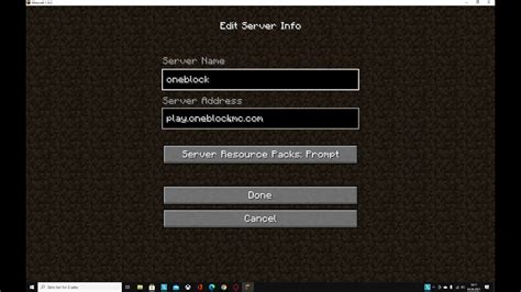 Minecraft One Block Skyblock Server Ip Address - Want to make a ...