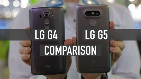 LG G5 Vs LG G4 Comparison - YouTube