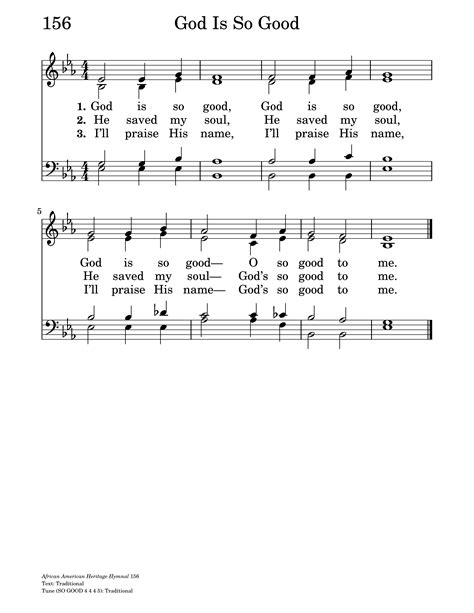 God Is So Good Guitar Chords - Sheet and Chords Collection