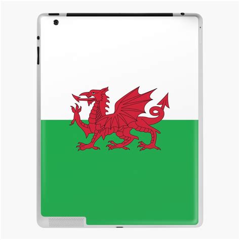 "Wales flag Welsh nationalism red dragon with white and green background HD High Quality" iPad ...