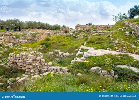 Herod the Great Palace in Sebastia, Samaria Stock Image - Image of john, augustus: 138833123