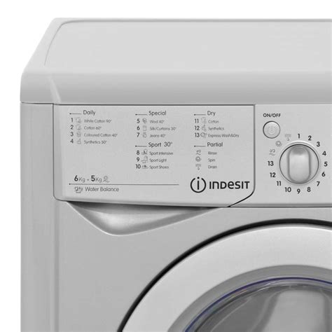 Indesit IWDC6125 Eco Time Free Standing 6Kg B Washer Dryer White New from AO 8007842625059 | eBay