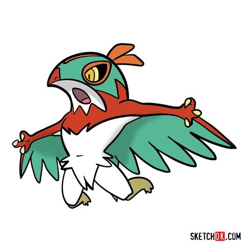 How to draw Hawlucha Pokemon | Pokemon sketch, Pokemon drawings, Pokemon