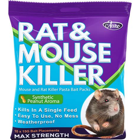 Buy Rat and Mouse Poison (150g) - Maximum Strength Rat Poisoning Blocks. Weatherproof, No Mess ...