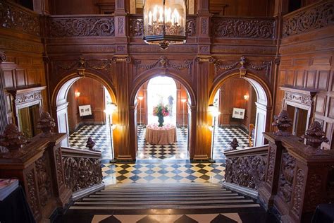 Edward Doheny Jr. Greystone Mansion Los Angeles, CA. Main staircase ...