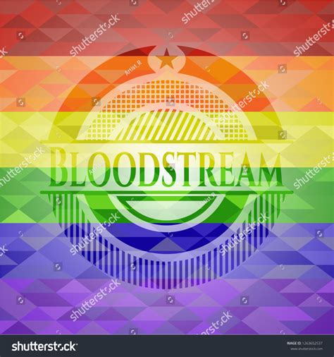 Bloodstream Lgbt Colors Emblem Stock Vector (Royalty Free) 1263652537 | Shutterstock