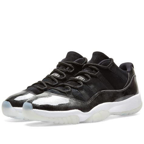 Nike Air Jordan 11 Retro Low Black, White & Metallic Silver | END. (US)