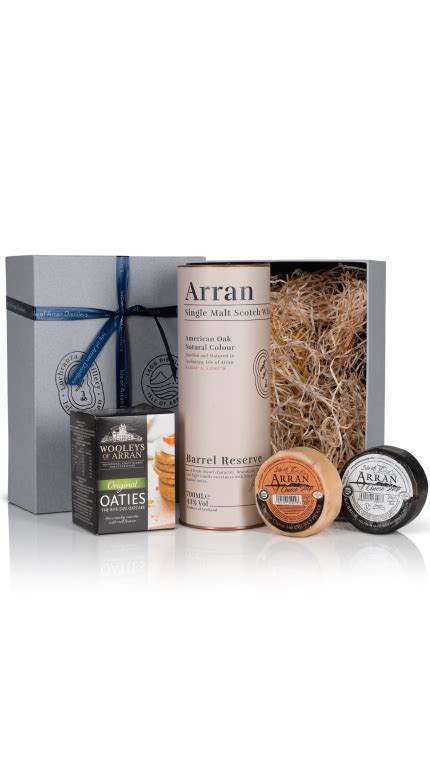 Barrel Reserve Single Malt Scotch Whisky & Cheese Hamper | Arran Whisky