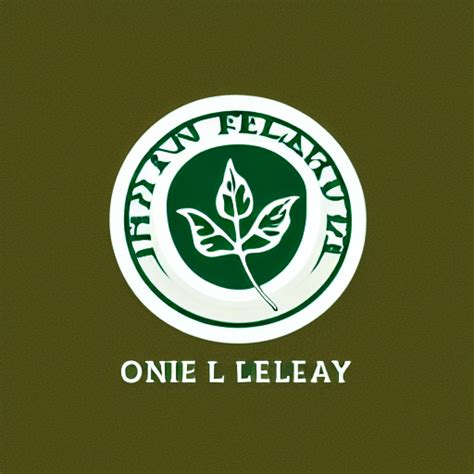 One Leaf Logo Graphic · Creative Fabrica