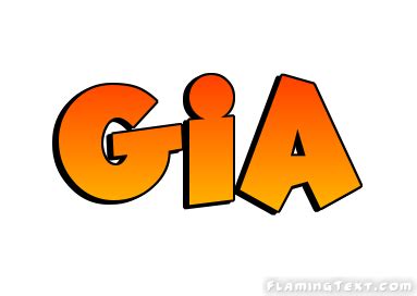 Gia Logo | Herramienta de diseño de nombres gratis de Flaming Text