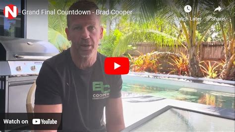 VIDEO: GRAND FINAL COUNTDOWN: A chat with Brad Cooper | NEWSPORT DAILY