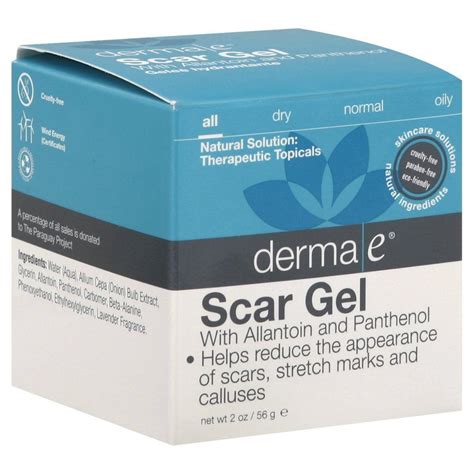 Derma E Scar Gel 2.0 OZ (Pack of 12) | Scar gel, Gel, Scar