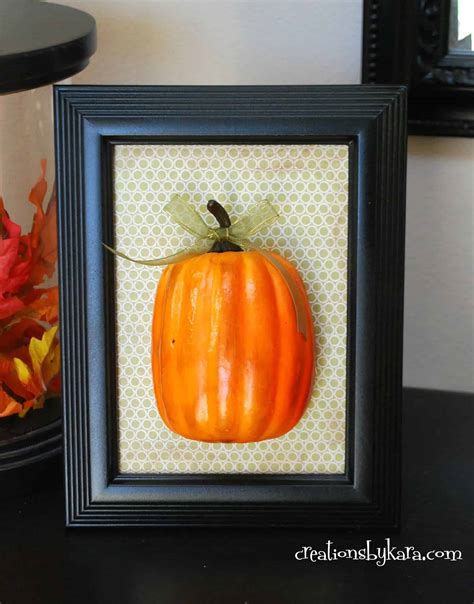 framed pumpkin 005 - Creations by Kara