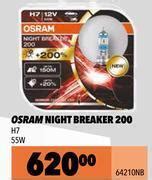 Osram night breaker 200 h7 55w 64210nb offer at Midas