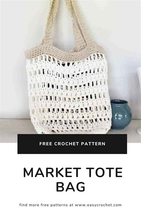 Free Crochet Tote Bag Pattern for Summer - Easy Crochet