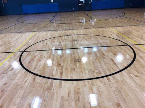 Basketball Court Wood Floor Installation on December 16, 2019 • US Hardwood Floor