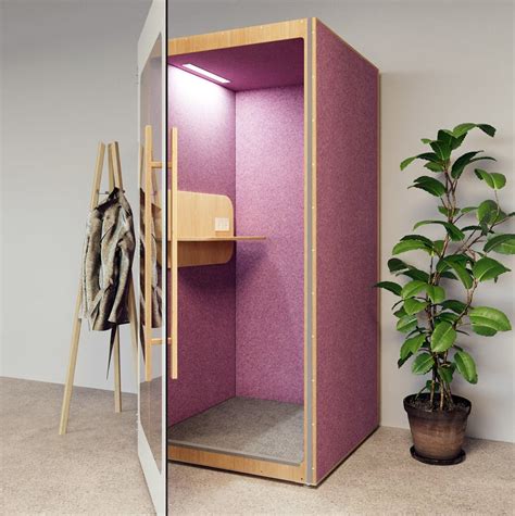 Hide H1 Booth Acoustic POD Room 1 Person Phone Booth Style – THATSMYOFFICE