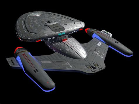 Star Trek ship USS Legacy Rear Quarter view by Scifi-Shipyards on ...