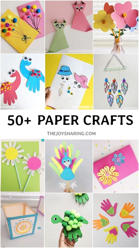 50+ Paper Crafts for Kids | Paper crafts for kids, Paper crafts, Crafts