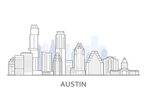 Austin Texas Skyline Illustrations Stock Photos, Pictures & Royalty ...