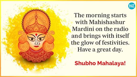 Shubho Mahalaya 2022: Wishes, images, quotes to share with family and friends - Hindustan Times